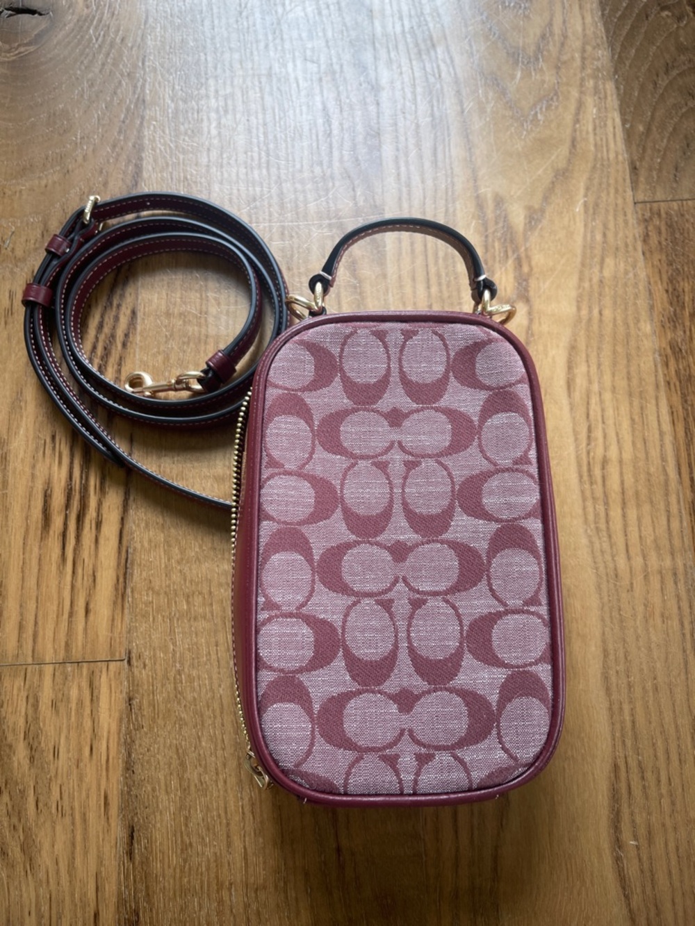Coach Hitch Crossbody Bag in Rose/Mauve - Picture 3 of 3